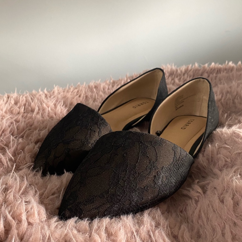 Torrid Flats with Lace Detail
